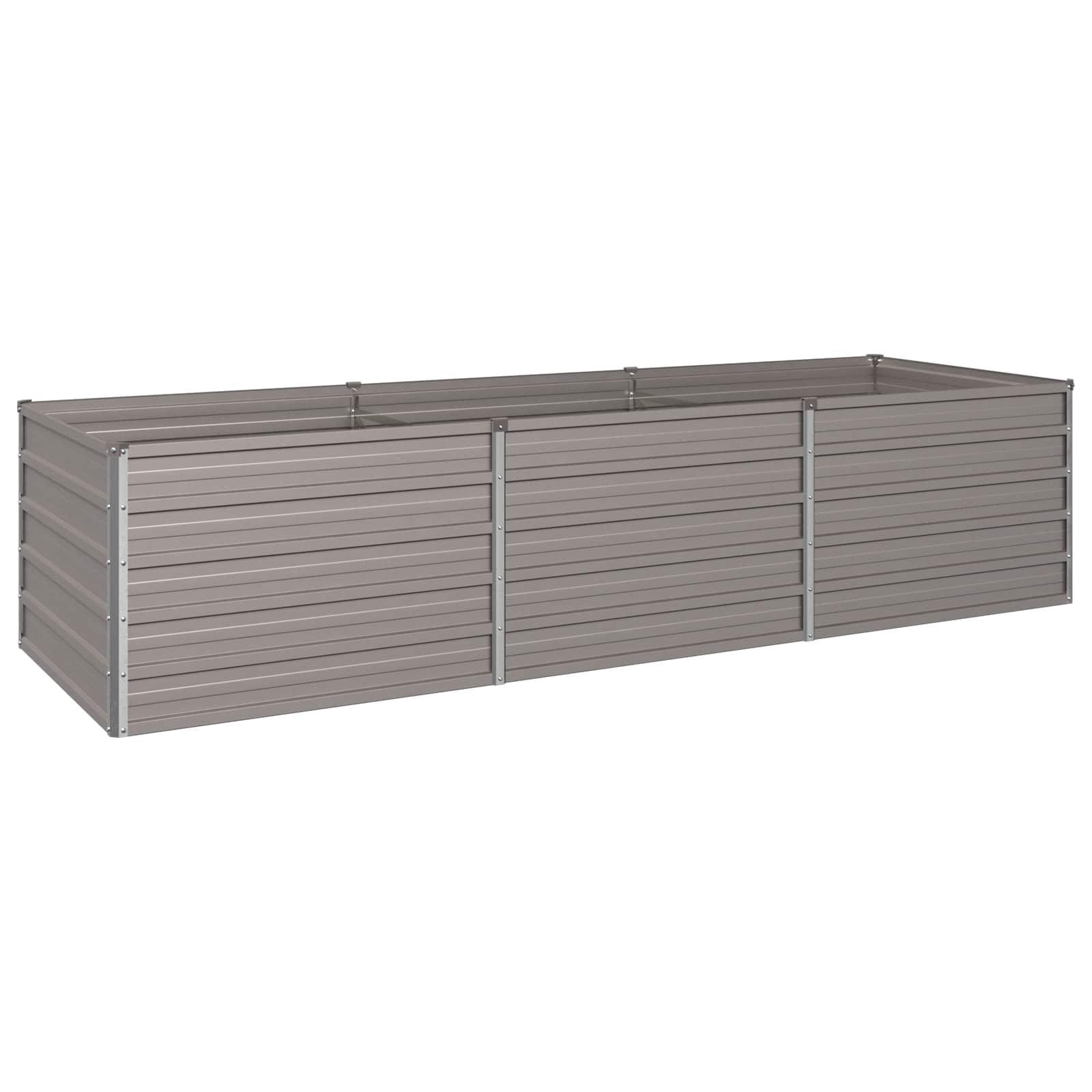 vidaXL Υψωμένο Κρεβάτι Κήπου Σκ rusty 240 x 80 x 55 εκ. κοντόν - Image 3