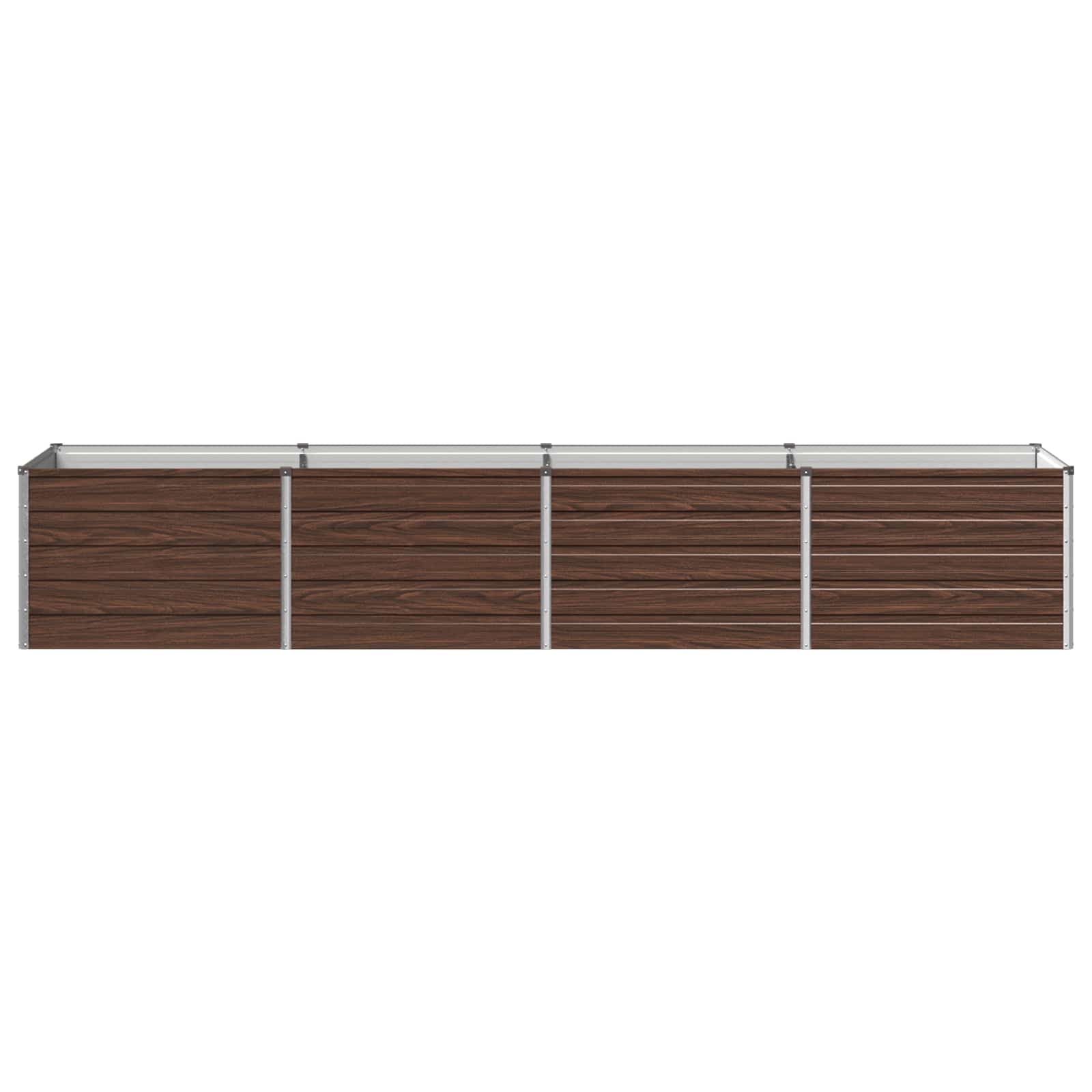 vidaXL Υψωμένο Κρεβάτι Κήπου Μαύρο 320 x 80 x 55 εκ. - Image 3