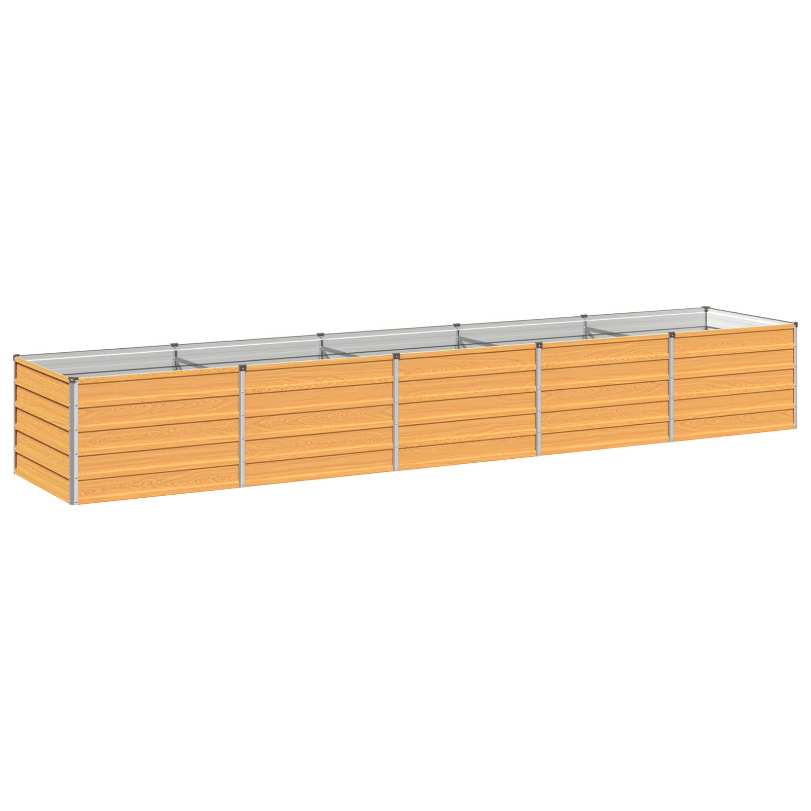 vidaXL Υψωμένο Κρεβάτι Κήπου Φυσικό 400 x 80 x 55 εκ. - Image 2