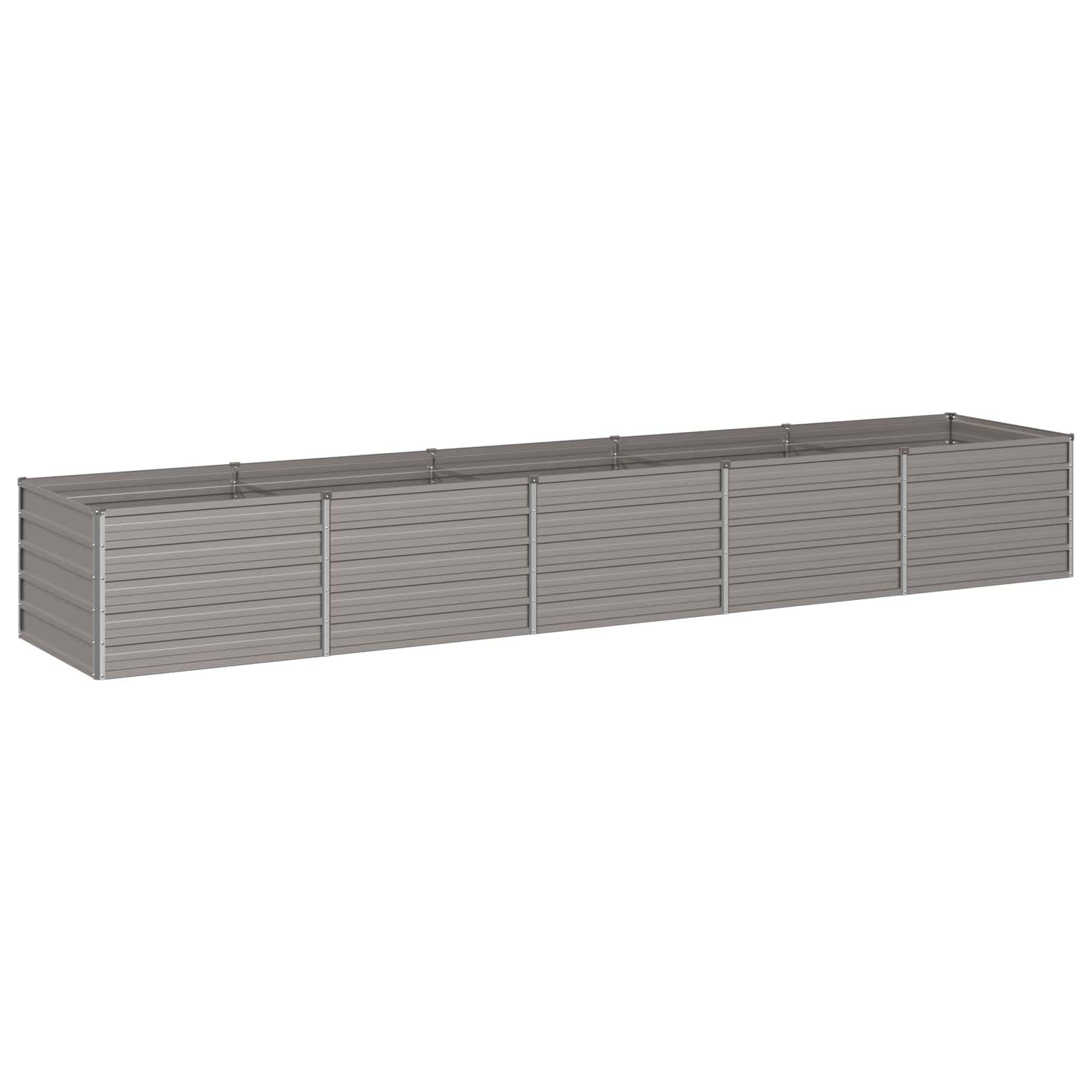vidaXL Υψωμένο Κρεβάτι Κήπου Σκ rusty 400 x 80 x 55 εκ. κοντόν - Image 3
