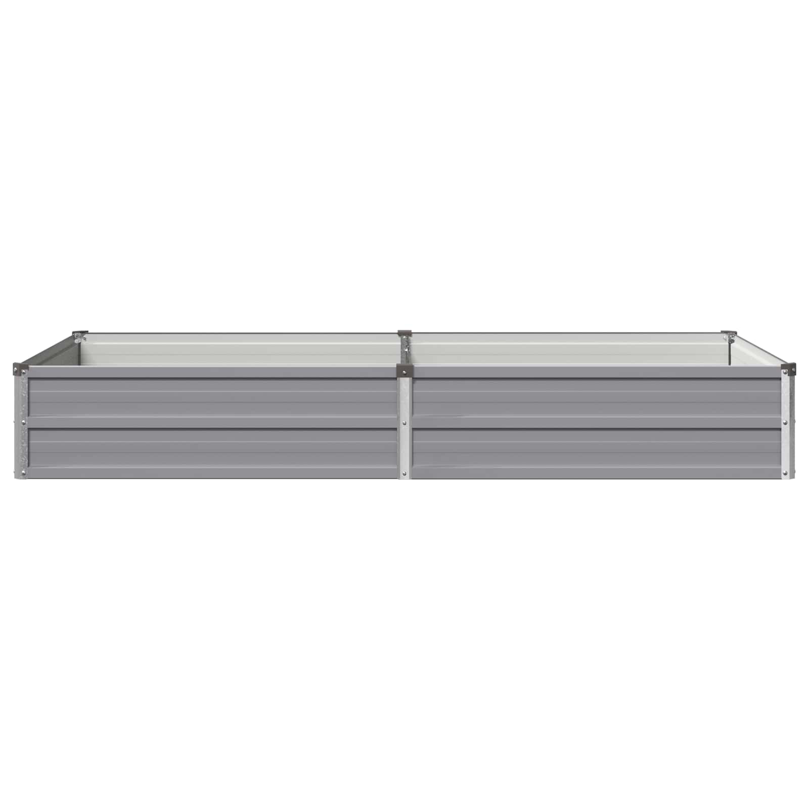 vidaXL Υψωμένο Κρεβάτι Κήπου Γκρι 160 x 80 x 24 εκ. - Image 3