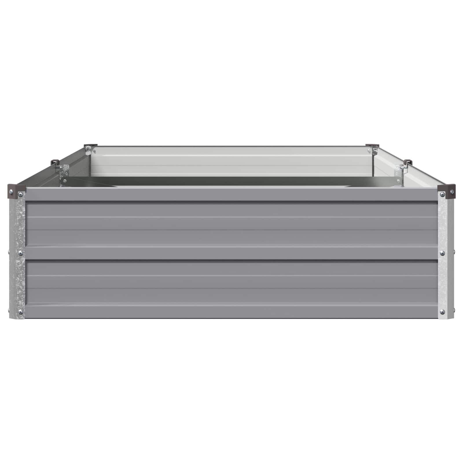 vidaXL Υψωμένο Κρεβάτι Κήπου Γκρι 160 x 80 x 24 εκ. - Image 4