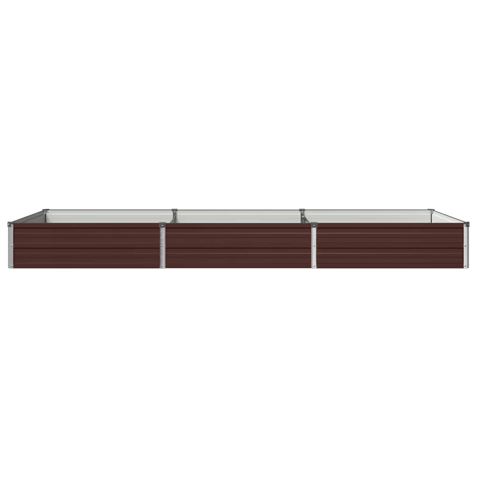 vidaXL Υψωμένο Κρεβάτι Κήπου Καφέ 240 x 80 x 24 εκ. - Image 3