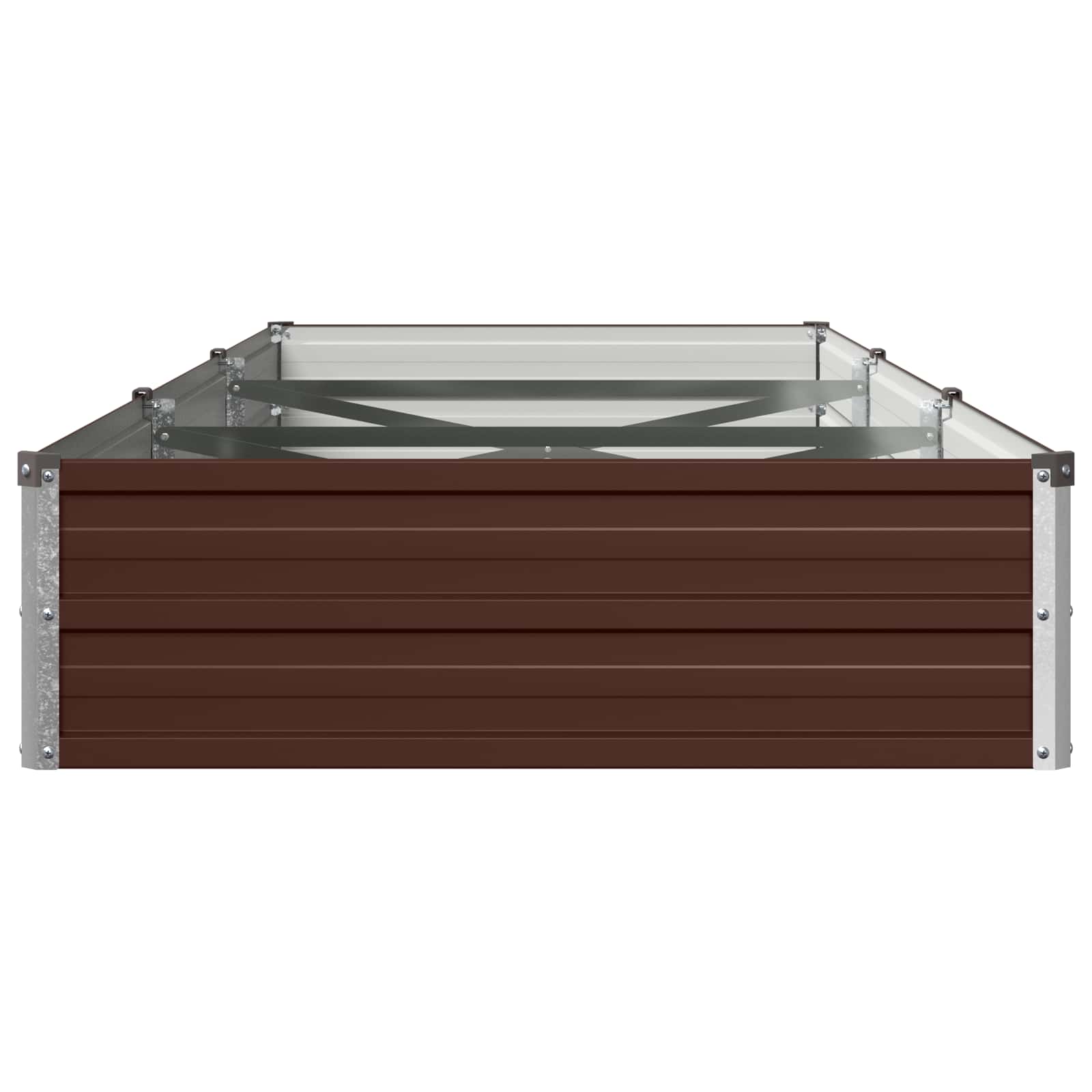 vidaXL Υψωμένο Κρεβάτι Κήπου Καφέ 240 x 80 x 24 εκ. - Image 4