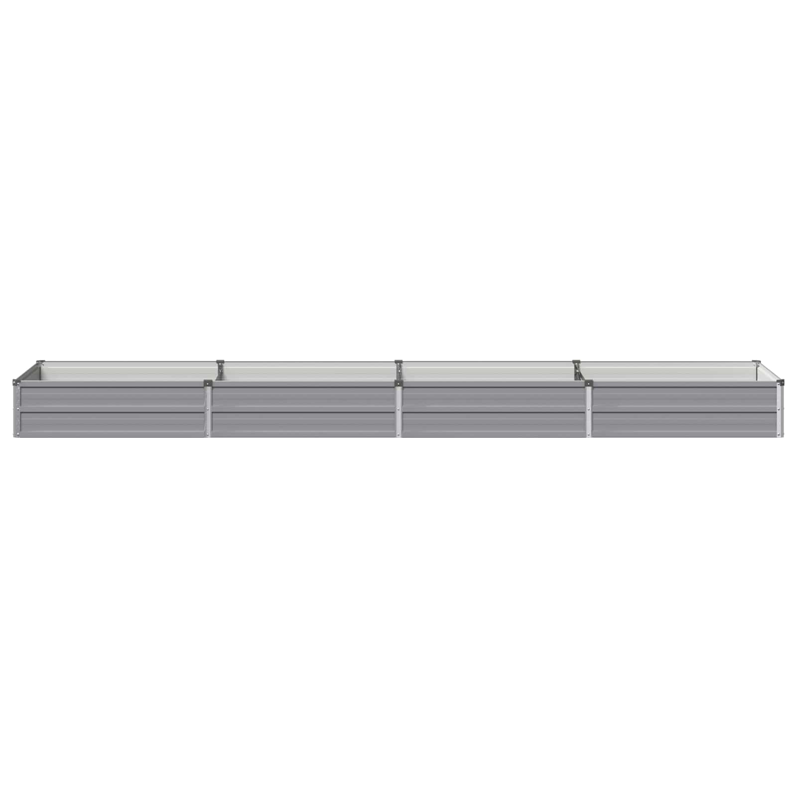 vidaXL Υψωμένο Κρεβάτι Κήπου Γκρι 320 x 80 x 24 εκ. - Image 3