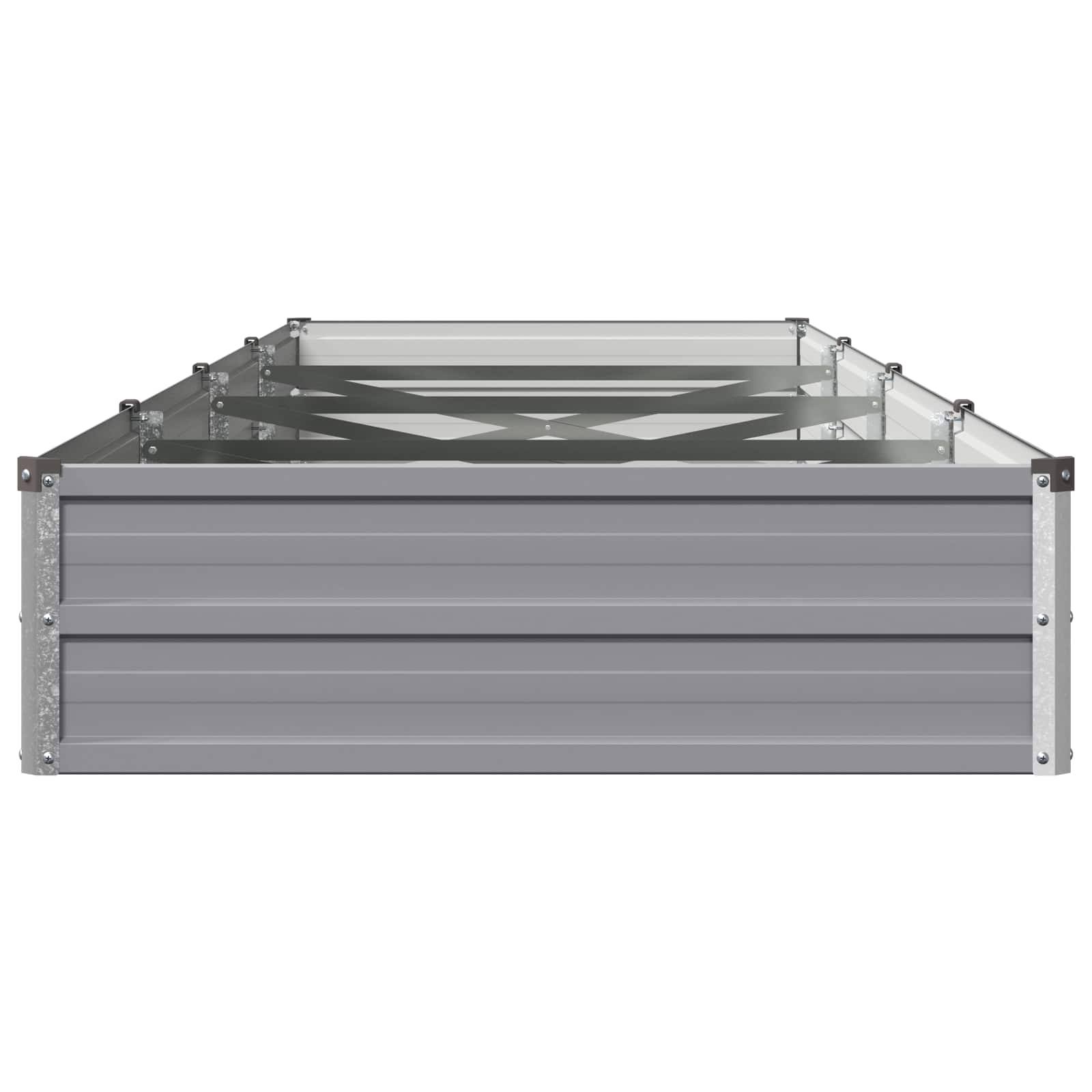 vidaXL Υψωμένο Κρεβάτι Κήπου Γκρι 320 x 80 x 24 εκ. - Image 4