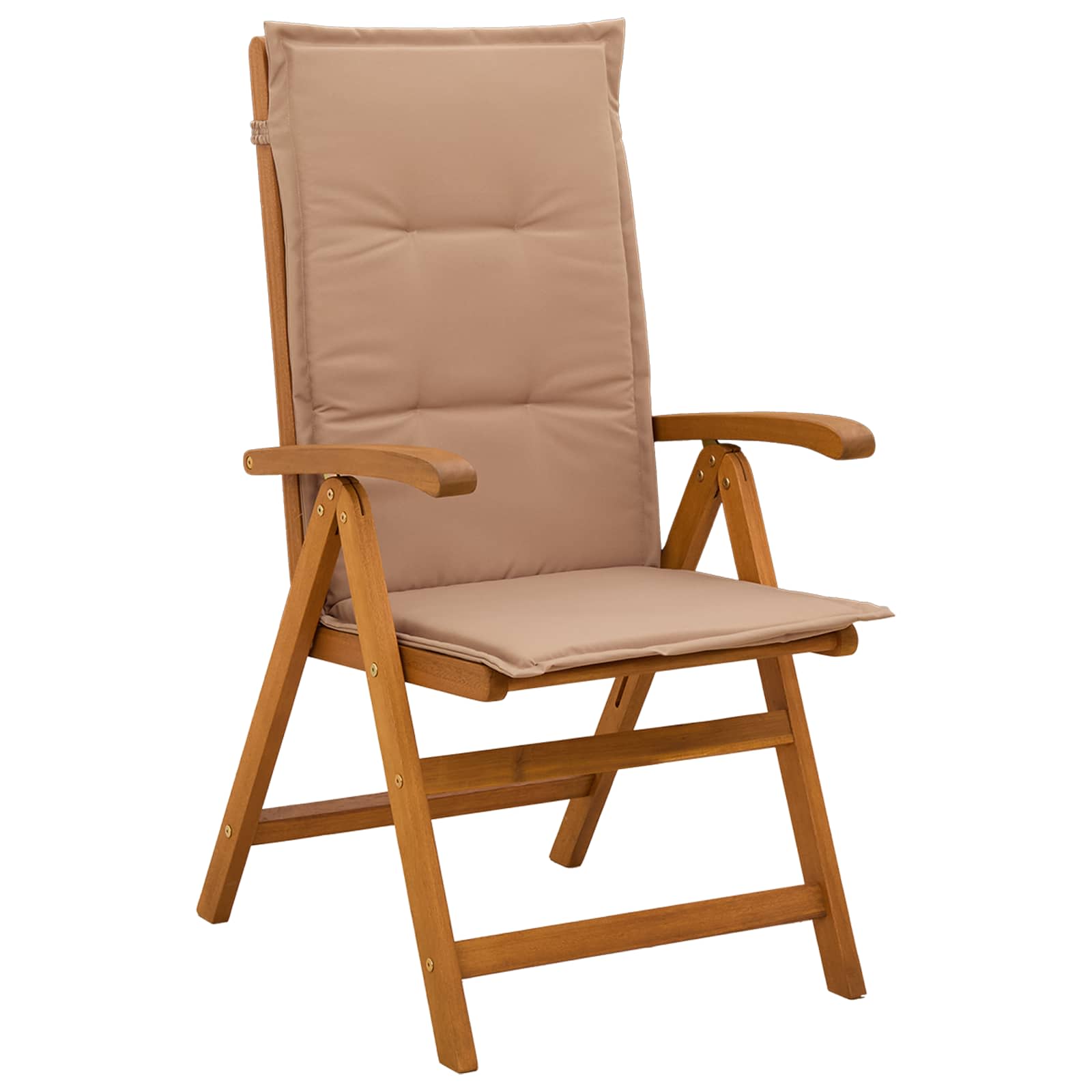 vidaXL 7-Piece Garden Dining Set Φυσικό Στερεό Ξύλο Ακακίας - Image 4