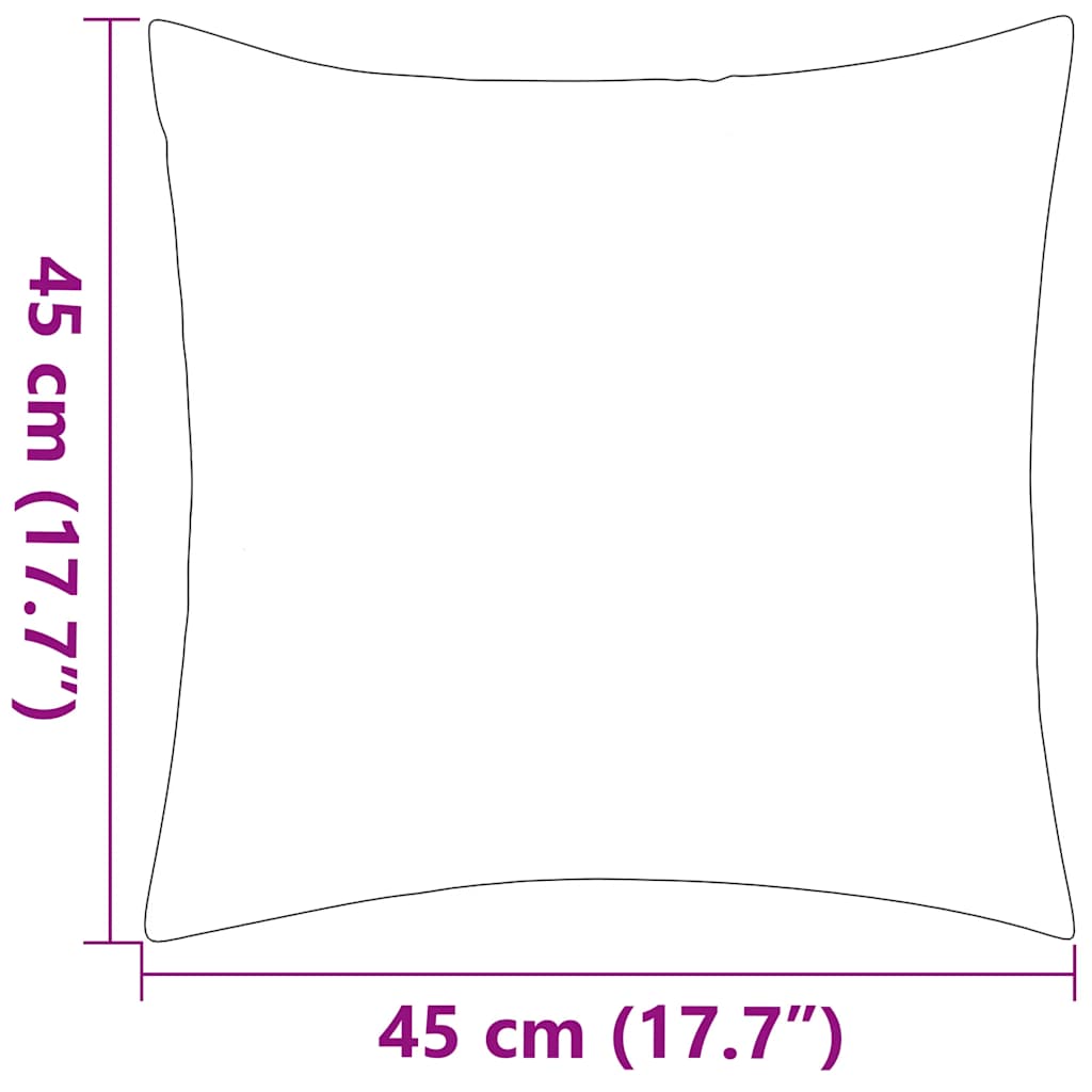 vidaXL Μαξιλάρια Εξωτερικού Χώρου 4 τεμ. Γκρι 45 x 45 εκ. - Image 6