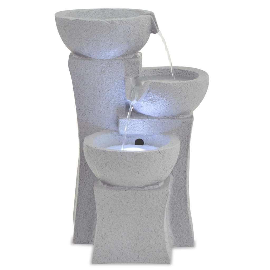 vidaXL Σιντριβάνι Εσωτερικού Χώρου με Φωτισμό LED από Συνθετική Ρητίνη - Image 6
