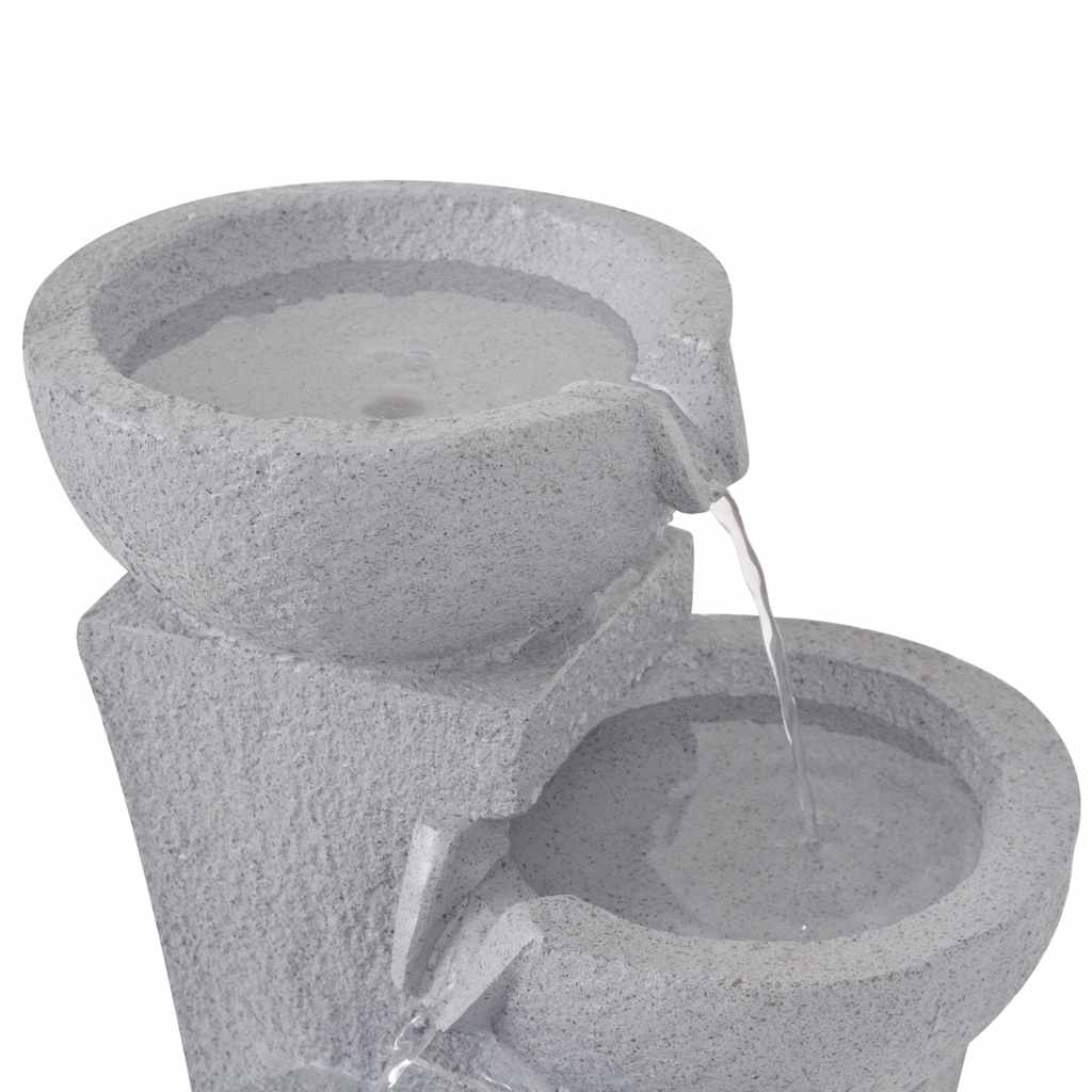 vidaXL Σιντριβάνι Εσωτερικού Χώρου με Φωτισμό LED από Συνθετική Ρητίνη - Image 4