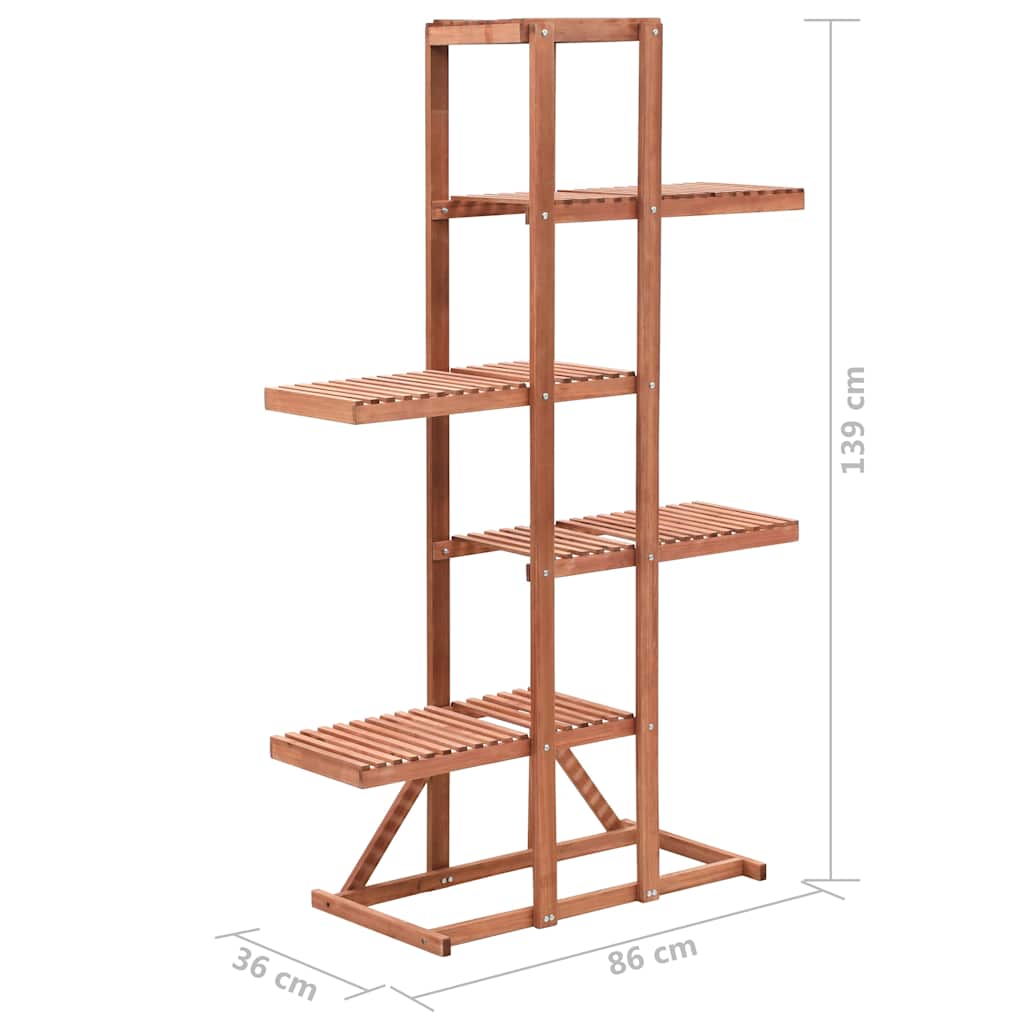 vidaXL Ραφιέρα Φυτών 86 x 36 x 139 εκ. από Ξύλο Κέδρου - Image 6