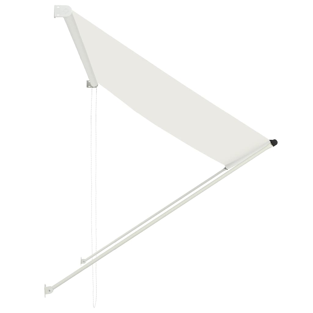 vidaXL Τέντα Συρόμενη Κρεμ 200 x 150 εκ. - Image 3