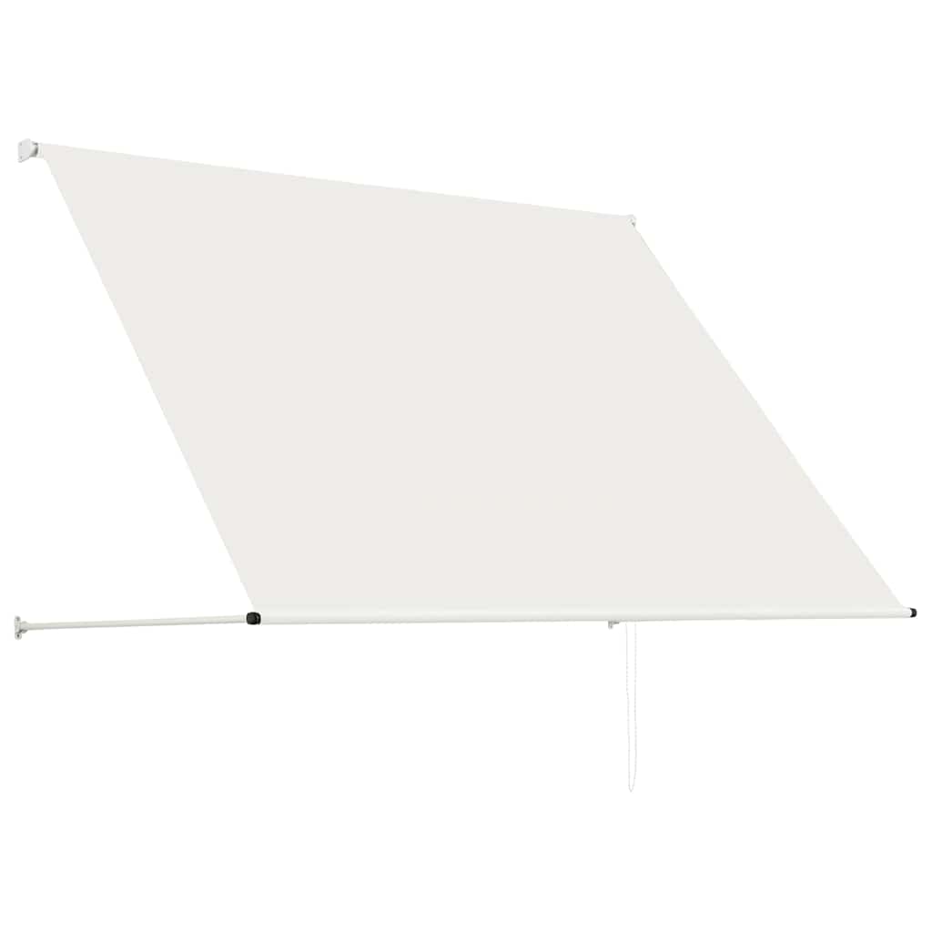 vidaXL Τέντα Συρόμενη Κρεμ 200 x 150 εκ. - Image 4