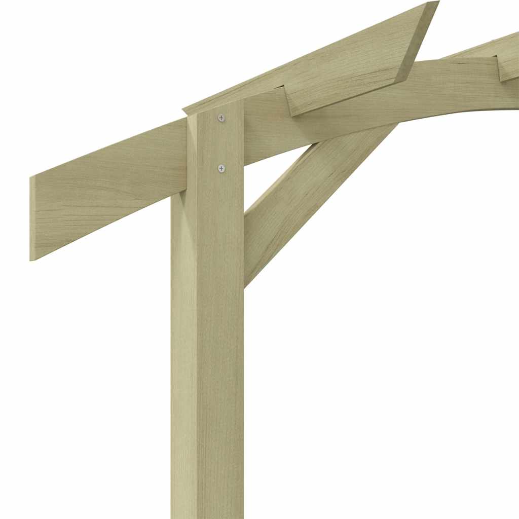 vidaXL Πέργκολα Κήπου 180 x 210 x 40 εκ. από Εμποτισμένο Ξύλο Πεύκου - Image 4