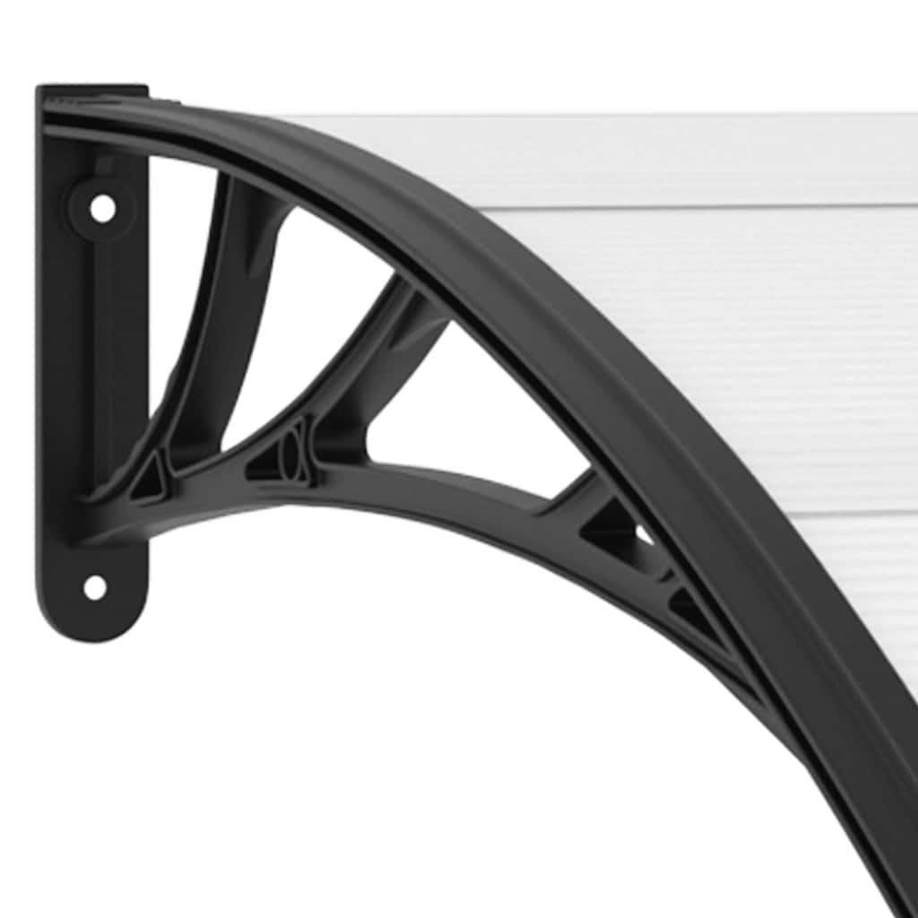vidaXL Στέγαστρο Πόρτας 120 x 100 εκ. Πολυανθρακικό - Image 6