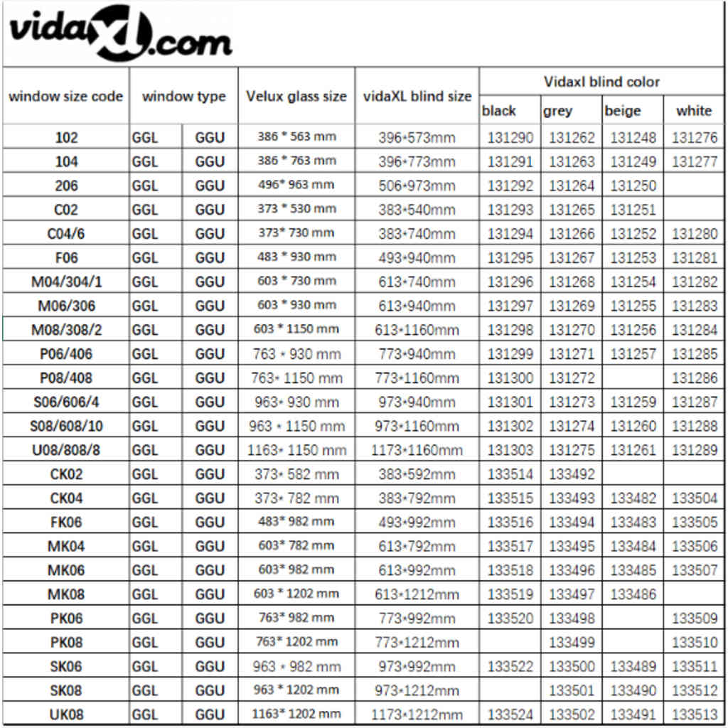 vidaXL Στόρι Ρόλερ Συσκότισης (Blackout) Μπεζ F06 GGL και GGU - Image 9
