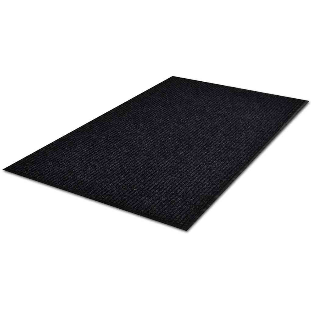 vidaXL Πατάκι Πόρτας Μαύρο 117x220 εκ. PVC - Image 2