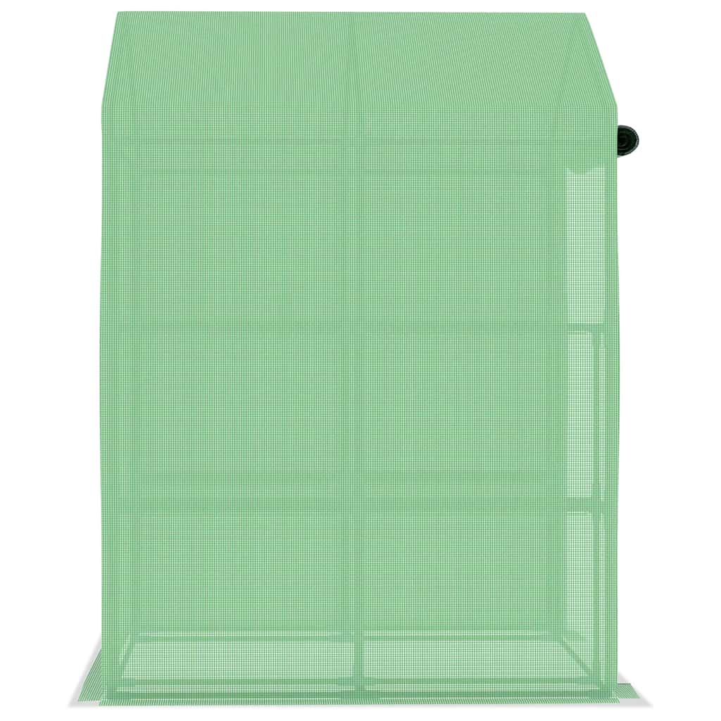 vidaXL Θερμοκήπιο με Ράφια 143 x 143 x 195 εκ. από Ατσάλι - Image 5