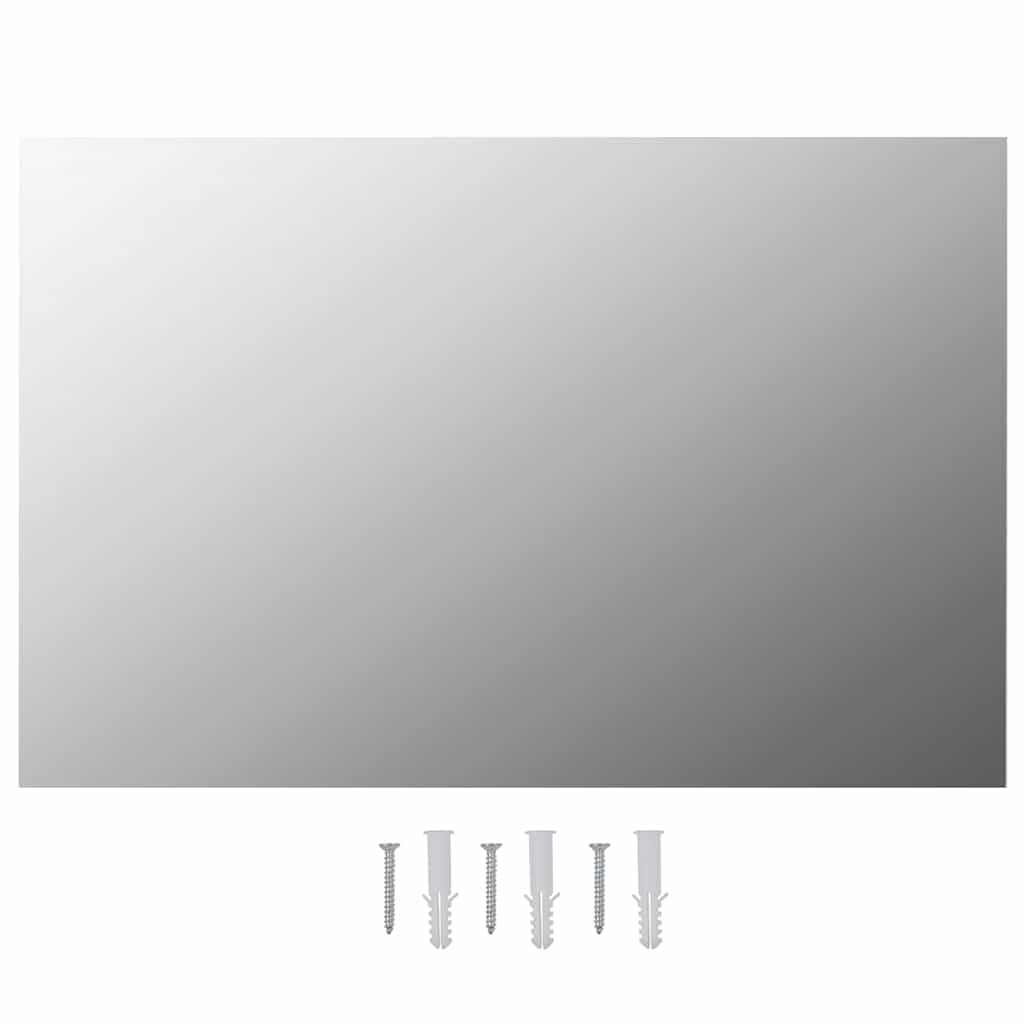 vidaXL Καθρέφτες Τοίχου 2 τεμ. Ορθογώνιοι 60 x 40 εκ. Γυάλινοι - Image 2