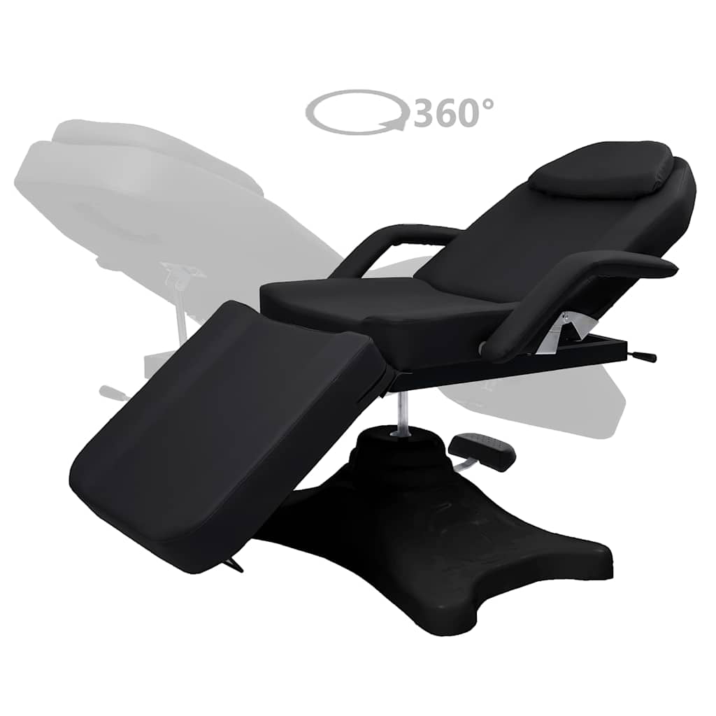 vidaXL Κρεβάτι - Πολυθρόνα Αισθητικής Μαύρο 180 x 62 x (86,5-118) εκ. - Image 6