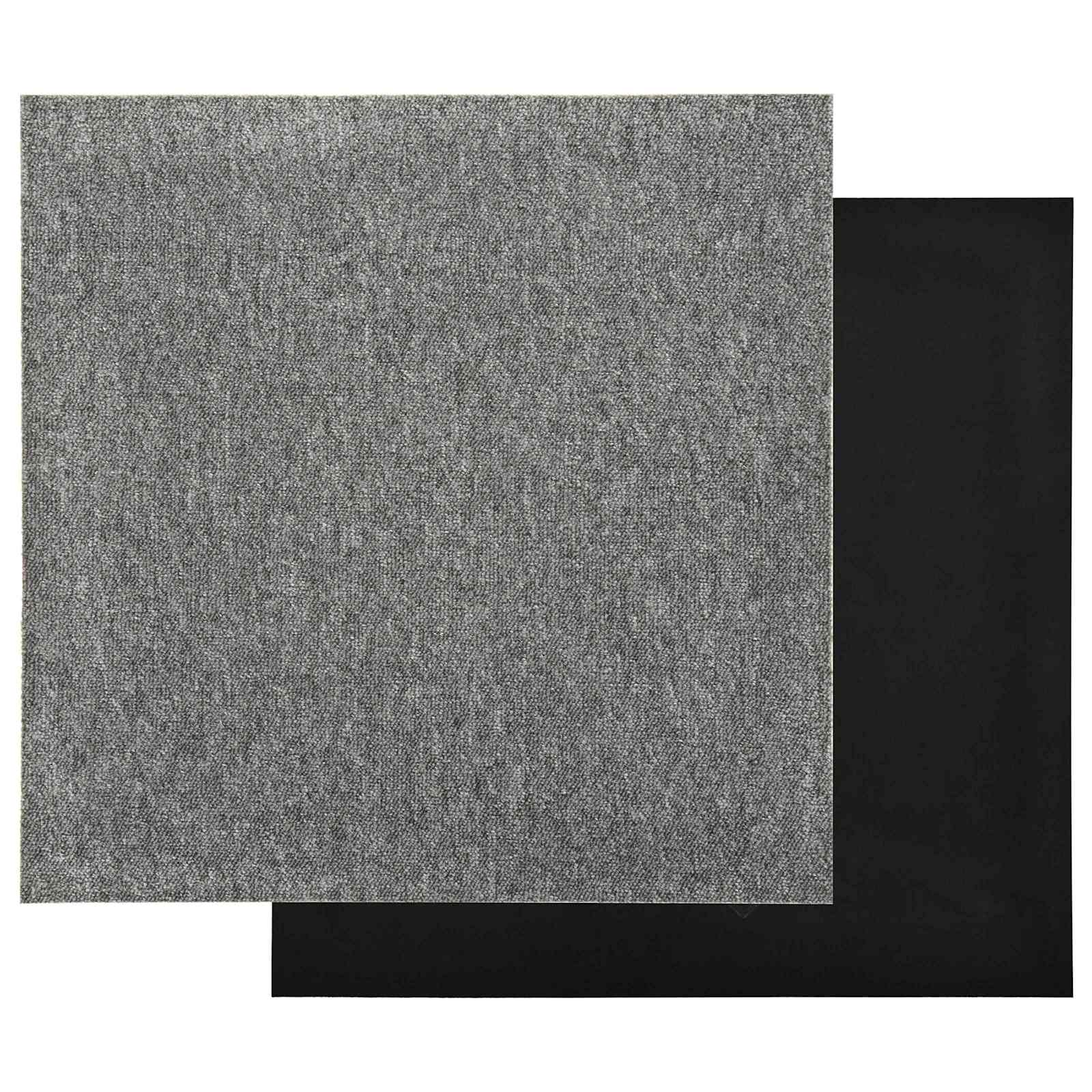 vidaXL Χαλί 20 τμχ. Γκρι 50 x 50 cm 100% Πολυπροπυλένιο - Image 3