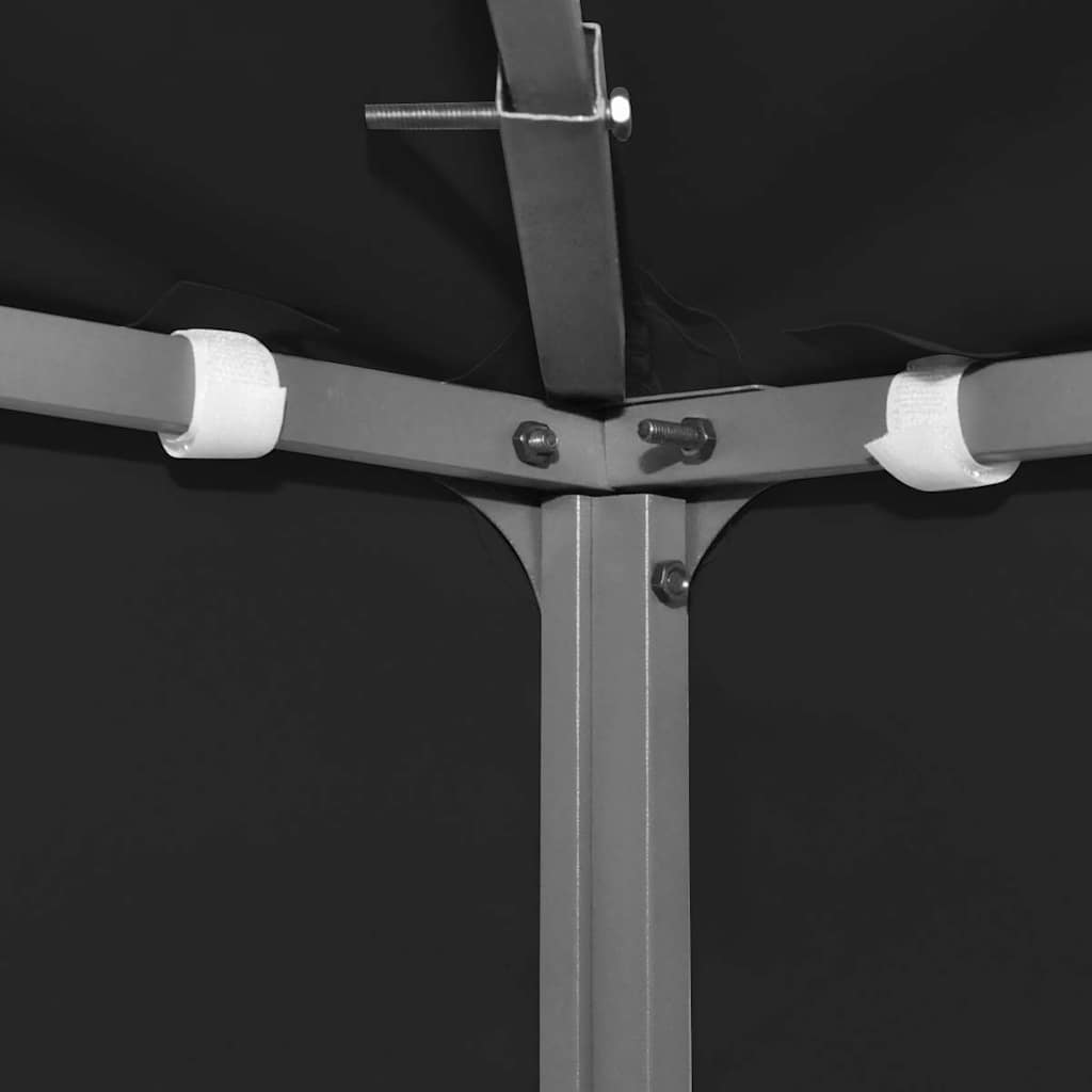 vidaXL Κάλυμμα για Κιόσκι Μαύρο 3 x 3 μ. 270 γρ./μ² - Image 2