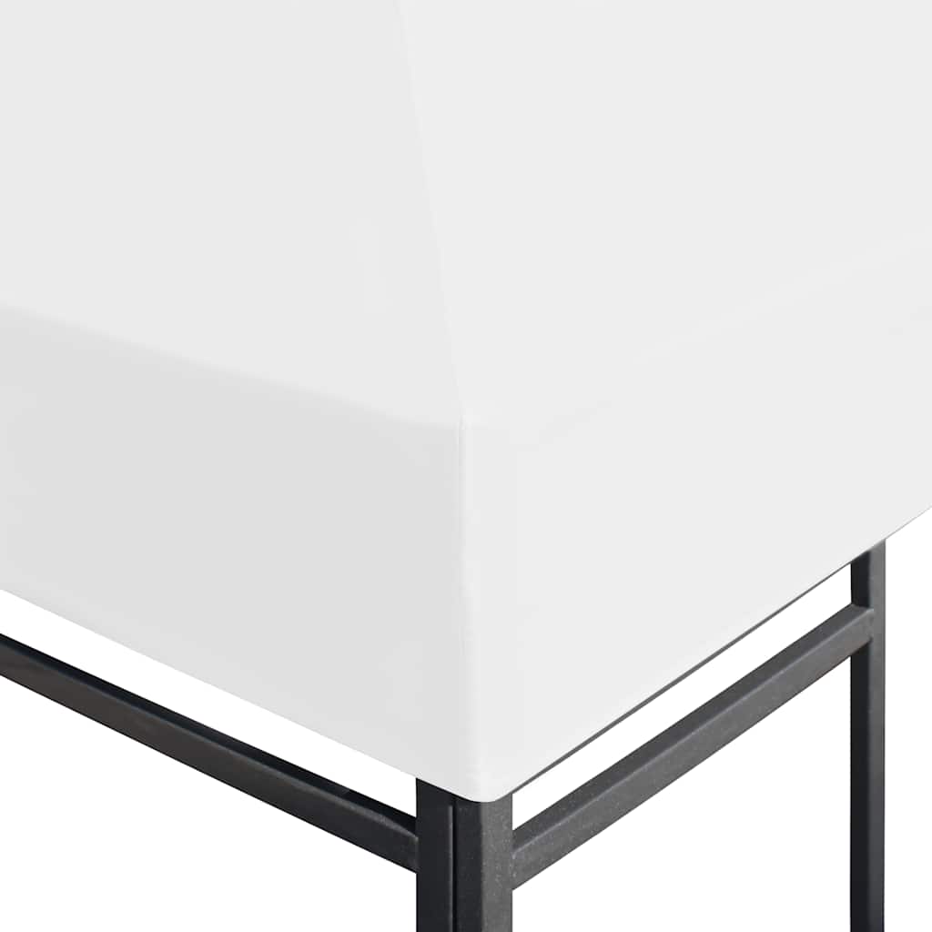vidaXL Κάλυμμα για Κιόσκι Λευκό 3 x 3 μ. 270 γρ./μ² - Image 2