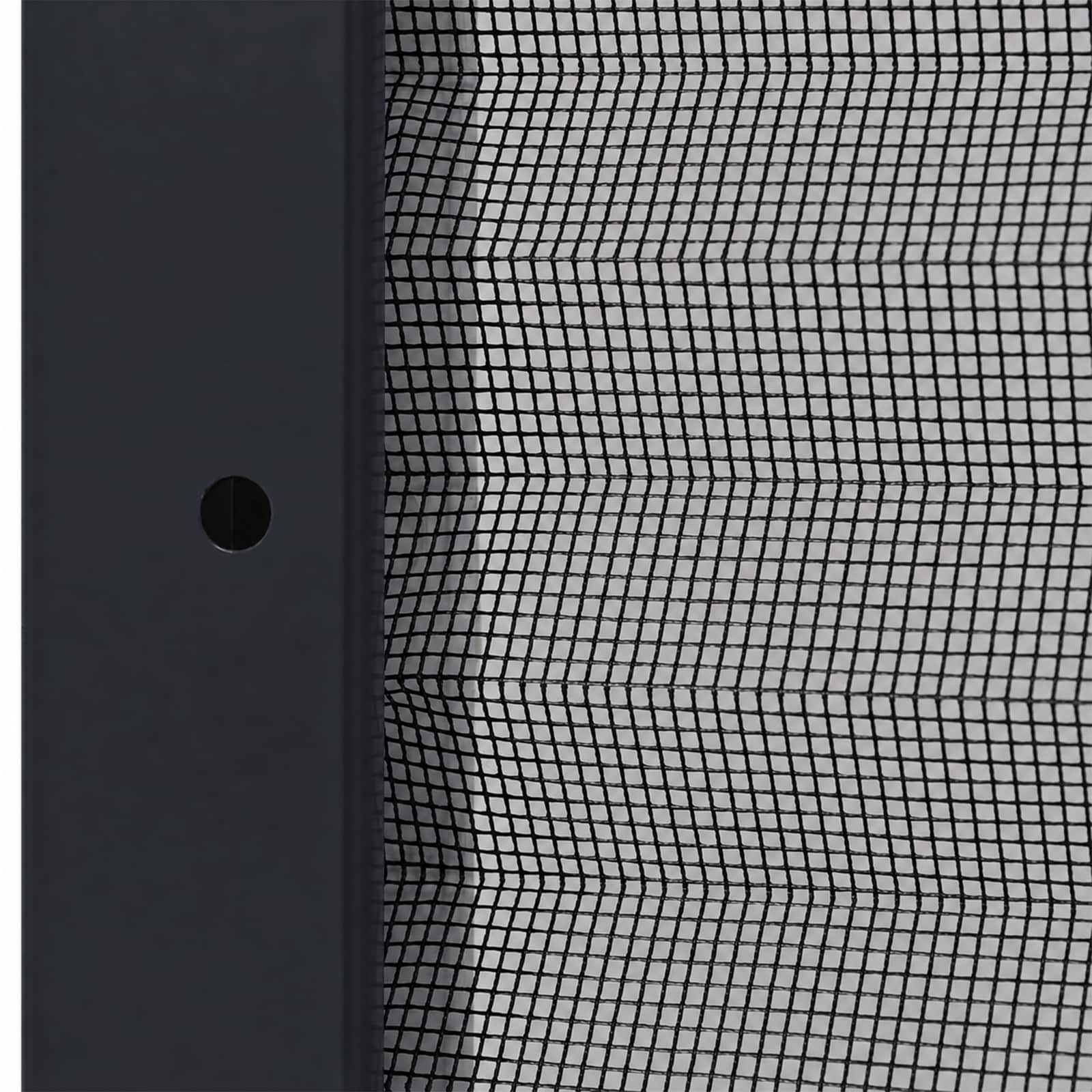 vidaXL Σήτα Παραθύρου Πλισέ Ανθρακί 120 x 120 εκ. από Αλουμίνιο - Image 6