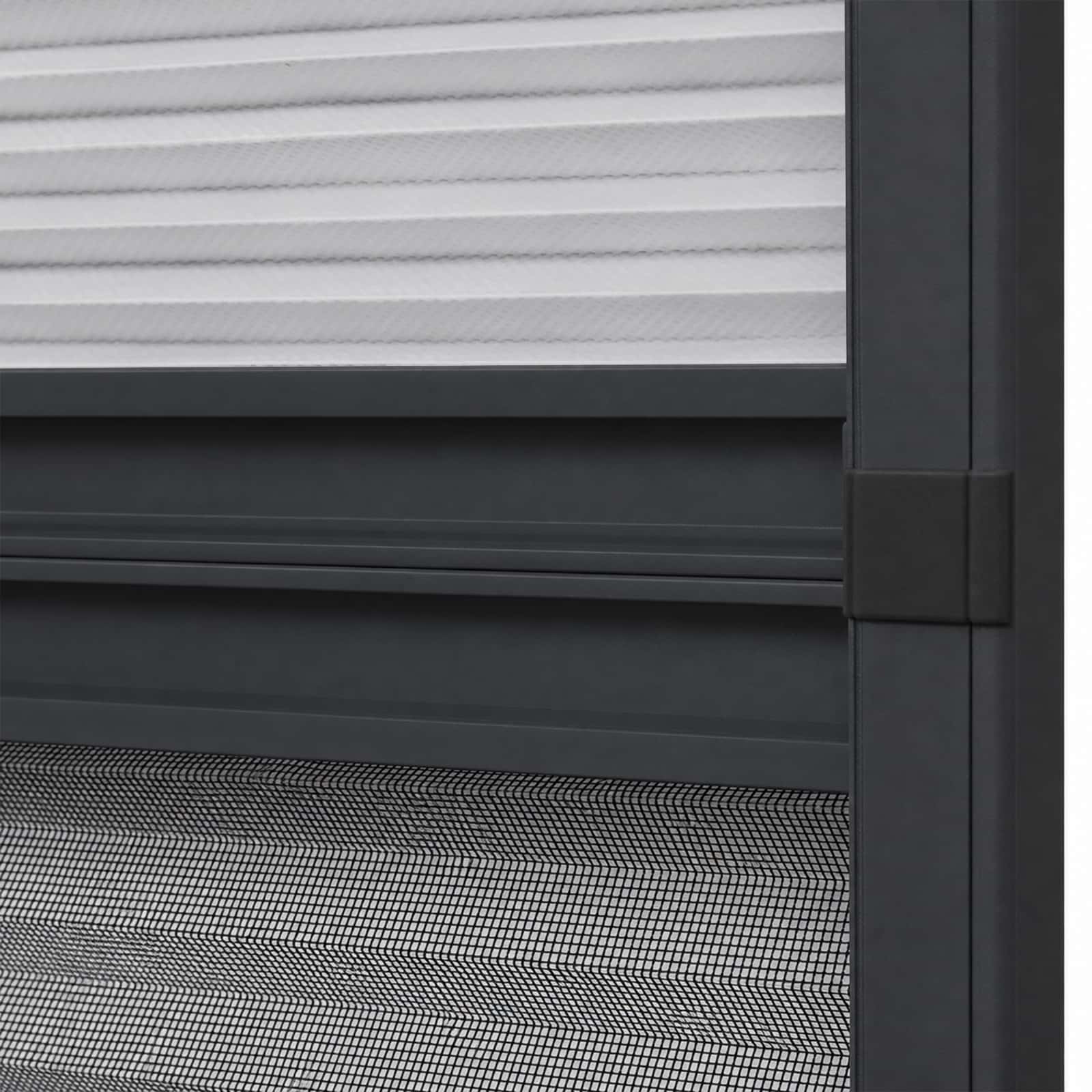 vidaXL Σήτα Παραθύρου Πλισέ με Σκίαστρο 80 x 120 εκ. Αλουμινίου - Image 8