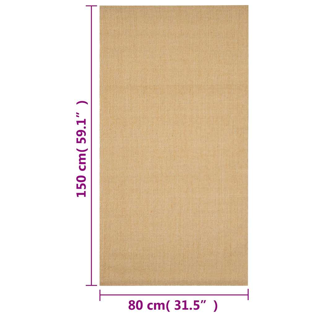 vidaXL Χαλί 80 x 150 εκ. από Φυσικό Σιζάλ - Image 7