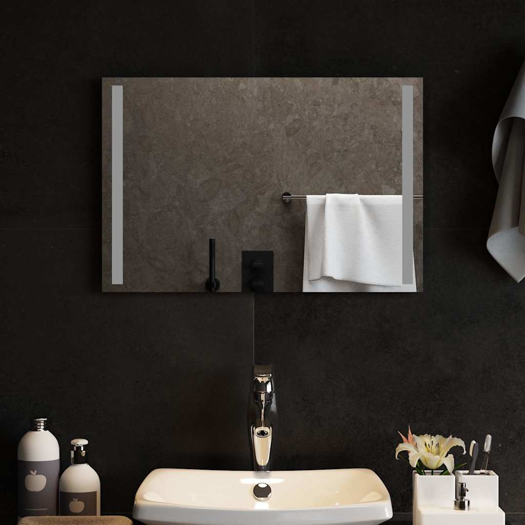 vidaXL Καθρέφτης Μπάνιου με LED 60x40 εκ. - Image 3