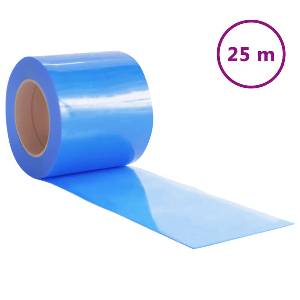 vidaXL Λωριδοκουρτίνα Μπλε 25 μ. 200 χιλ. x 1,6 χιλ. από PVC - Image 2