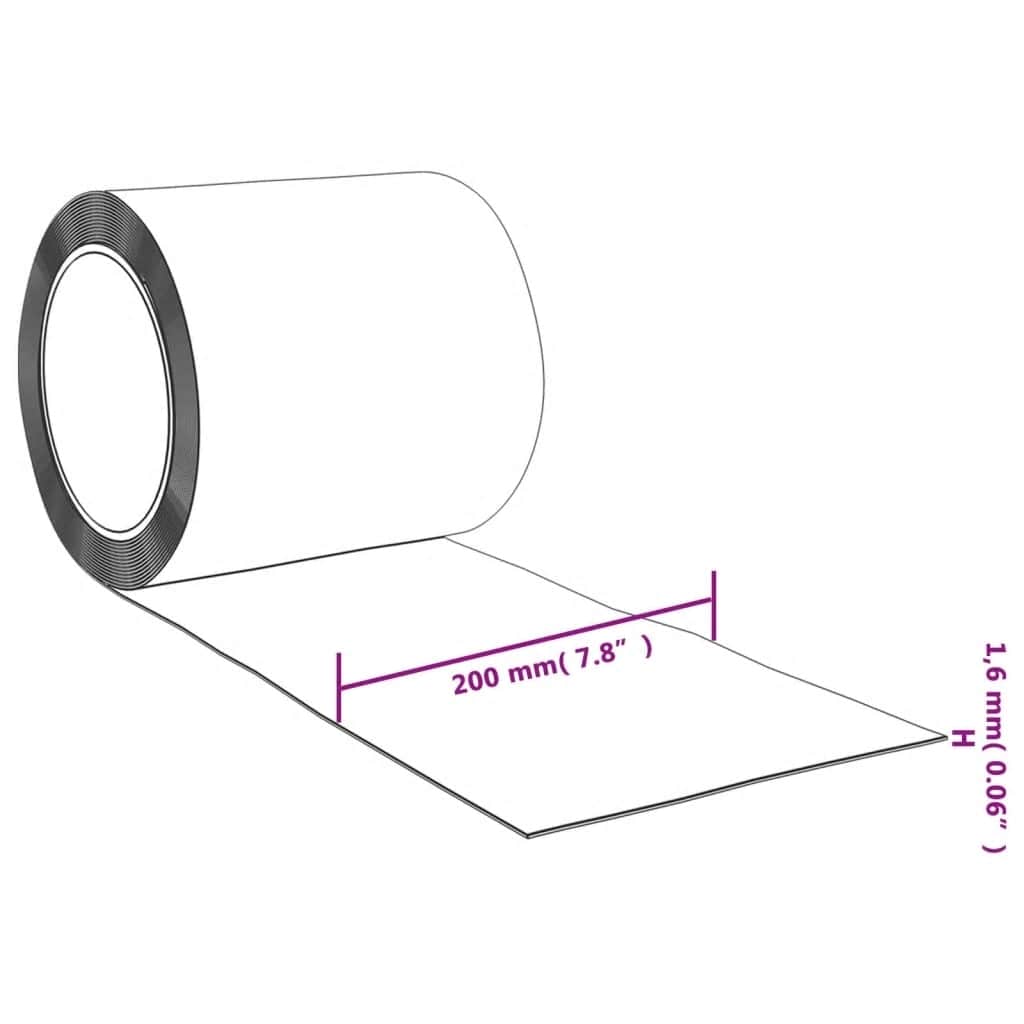 vidaXL Λωριδοκουρτίνα Μπλε 25 μ. 200 χιλ. x 1,6 χιλ. από PVC - Image 7