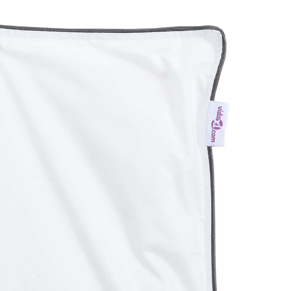 vidaXL Χειμερινό Παπλωματοθήκη 140 x 220 cm Χειμώνας Φτερό Λευκό - Image 8
