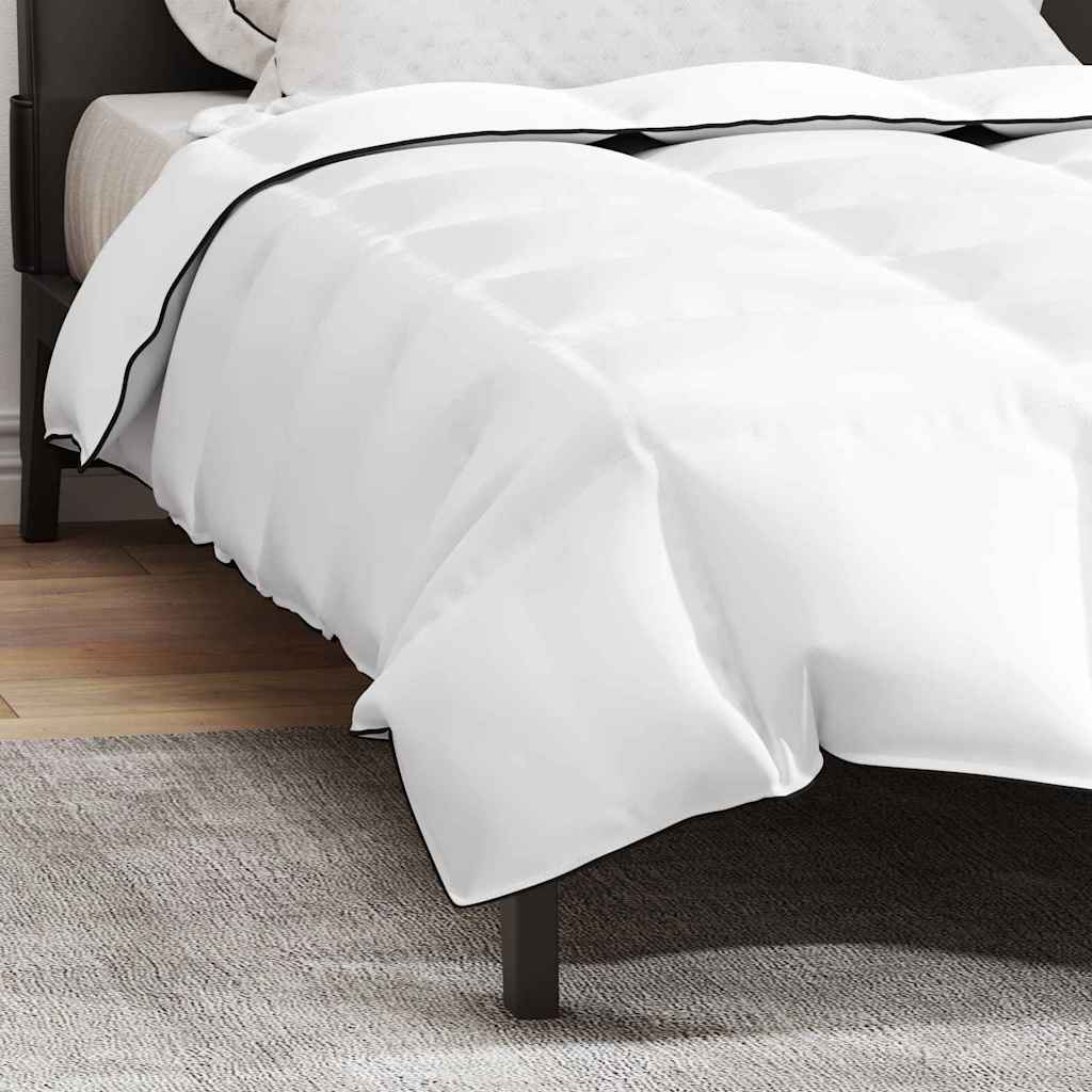 vidaXL Χειμερινό Παπλωματοθήκη 140 x 220 cm Χειμώνας Φτερό Λευκό - Image 5