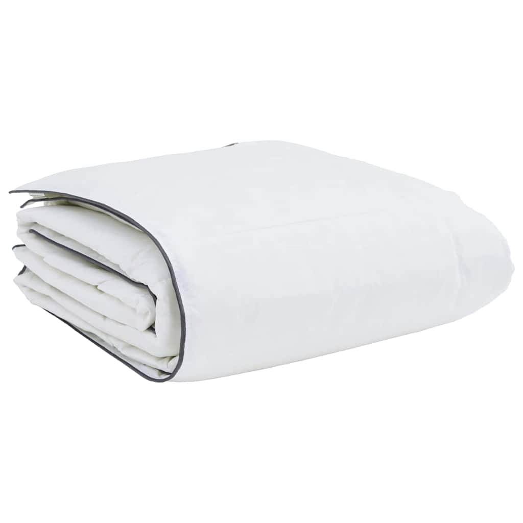 vidaXL Χειμερινό Παπλωματοθήκη 140 x 220 cm Χειμώνας Φτερό Λευκό - Image 4