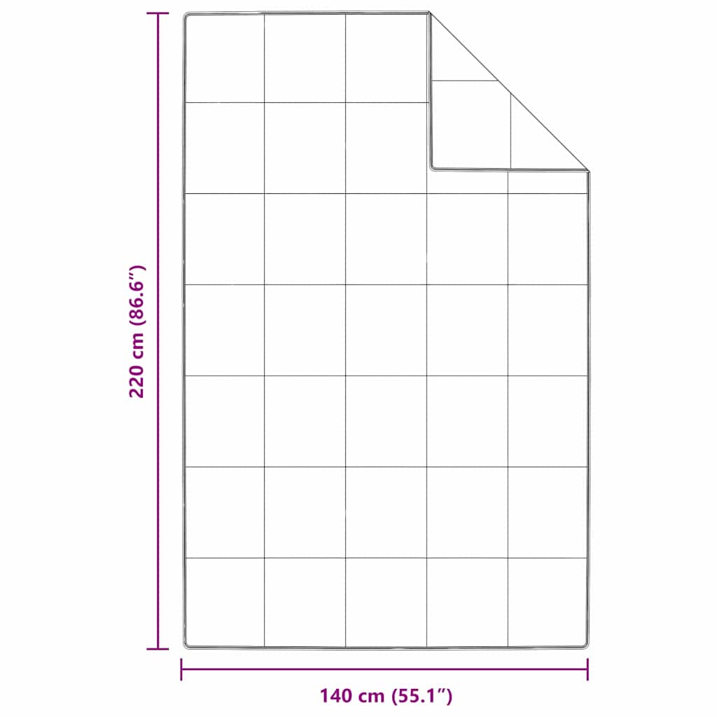 vidaXL Χειμερινό Παπλωματοθήκη 140 x 220 cm Χειμώνας Φτερό Λευκό - Image 10