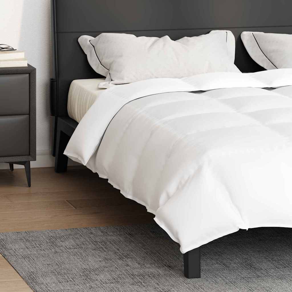 vidaXL Καλοκαιρινό Παπλωματοθήκη 200 x 220 cm Καλοκαίρι Φτερό Λευκό - Image 5
