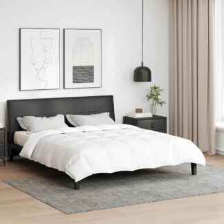 vidaXL Καλοκαιρινό Παπλωματοθήκη 240 x 220 cm Καλοκαίρι Φτερό Λευκό