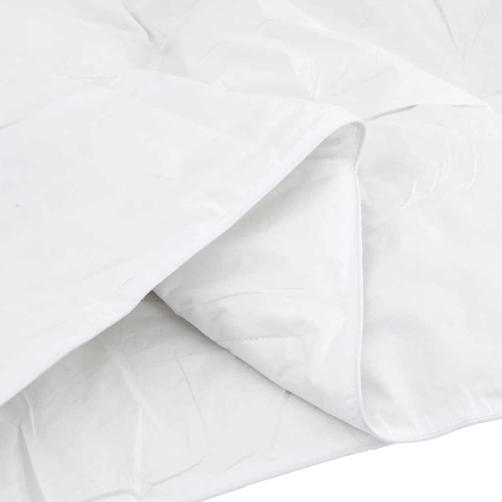 vidaXL Πάπλωμα 155 x 220 cm Άνοιξη, Φθινόπωρο Φτερό Λευκό Αναπνεύσιμο - Image 7