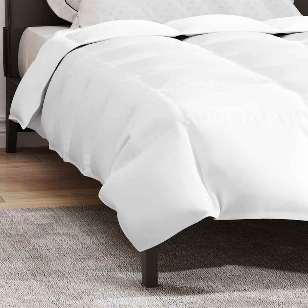 vidaXL Πάπλωμα 155 x 220 cm Άνοιξη, Φθινόπωρο Φτερό Λευκό Αναπνεύσιμο - Image 5