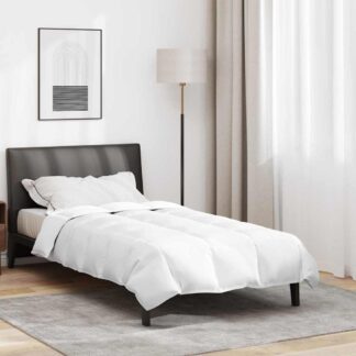 vidaXL Πάπλωμα 155 x 220 cm Άνοιξη, Φθινόπωρο Φτερό Λευκό Αναπνεύσιμο