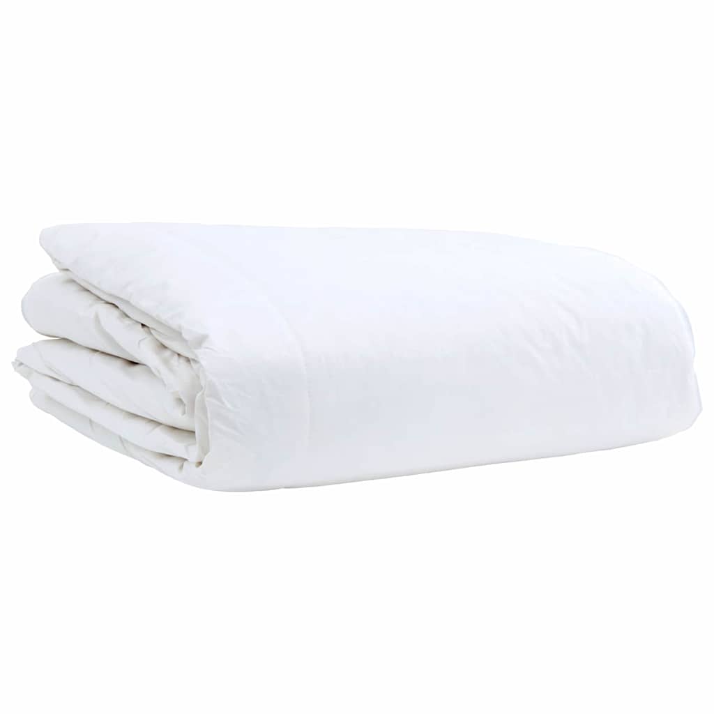 vidaXL Πάπλωμα 155 x 220 cm Άνοιξη, Φθινόπωρο Φτερό Λευκό Αναπνεύσιμο - Image 4