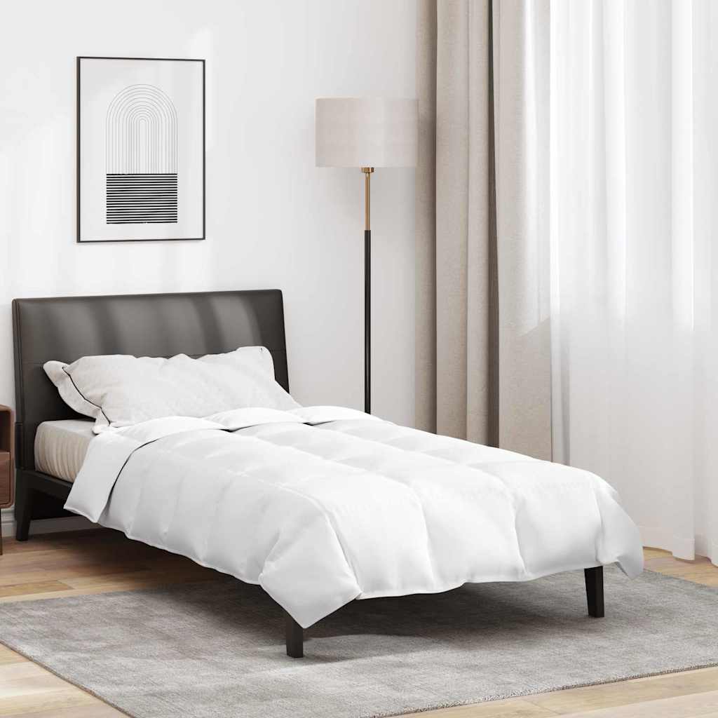 vidaXL Χειμερινό Παπλωματοθήκη 155 x 200 εκ. Χειμώνας Φτερό Λευκό