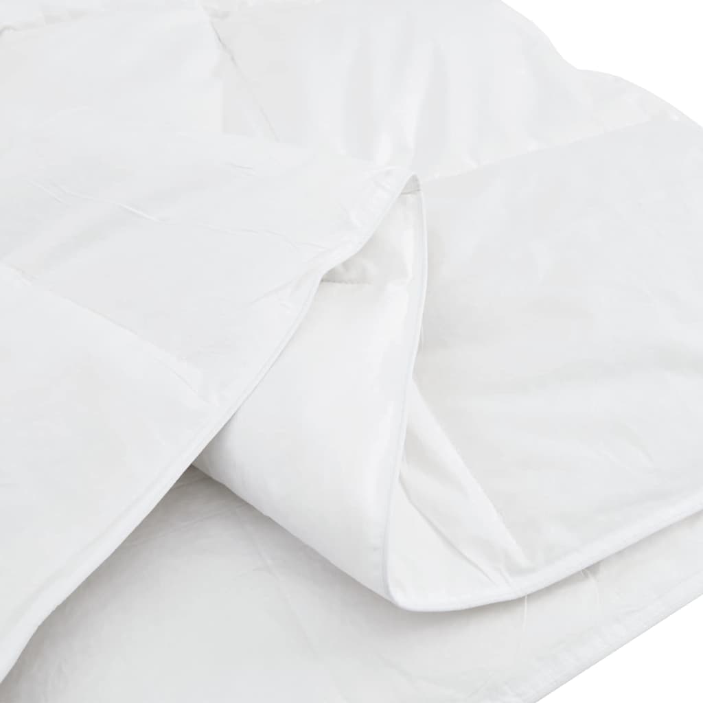 vidaXL Χειμερινό Παπλωματοθήκη 155 x 220 cm Χειμώνας Φτερό Λευκό - Image 9