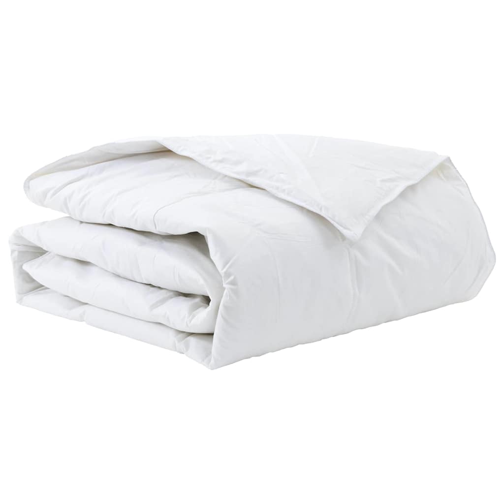 vidaXL Χειμερινό Παπλωματοθήκη 155 x 220 cm Χειμώνας Φτερό Λευκό - Image 2