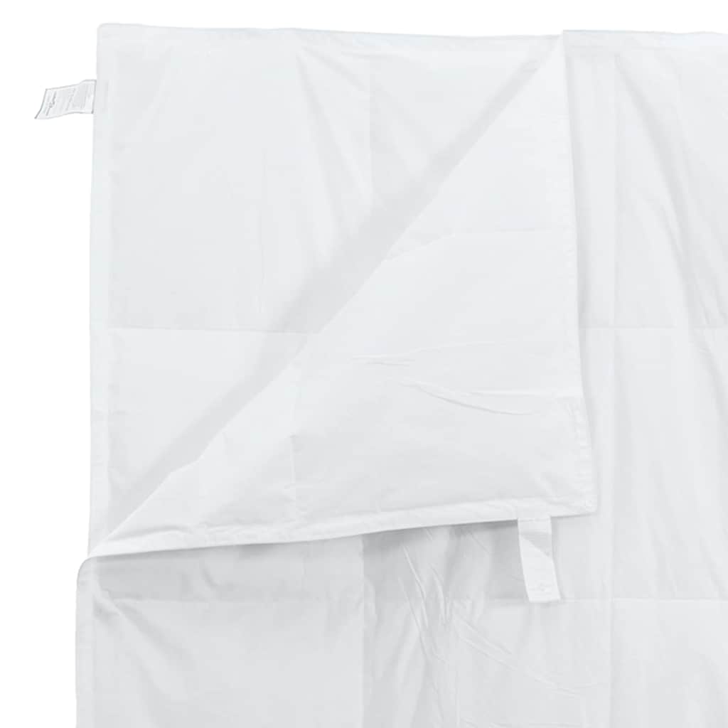 vidaXL Κουβέρτα 2 σε 1 Λευκό 240 x 200 cm Φτερό - Image 7