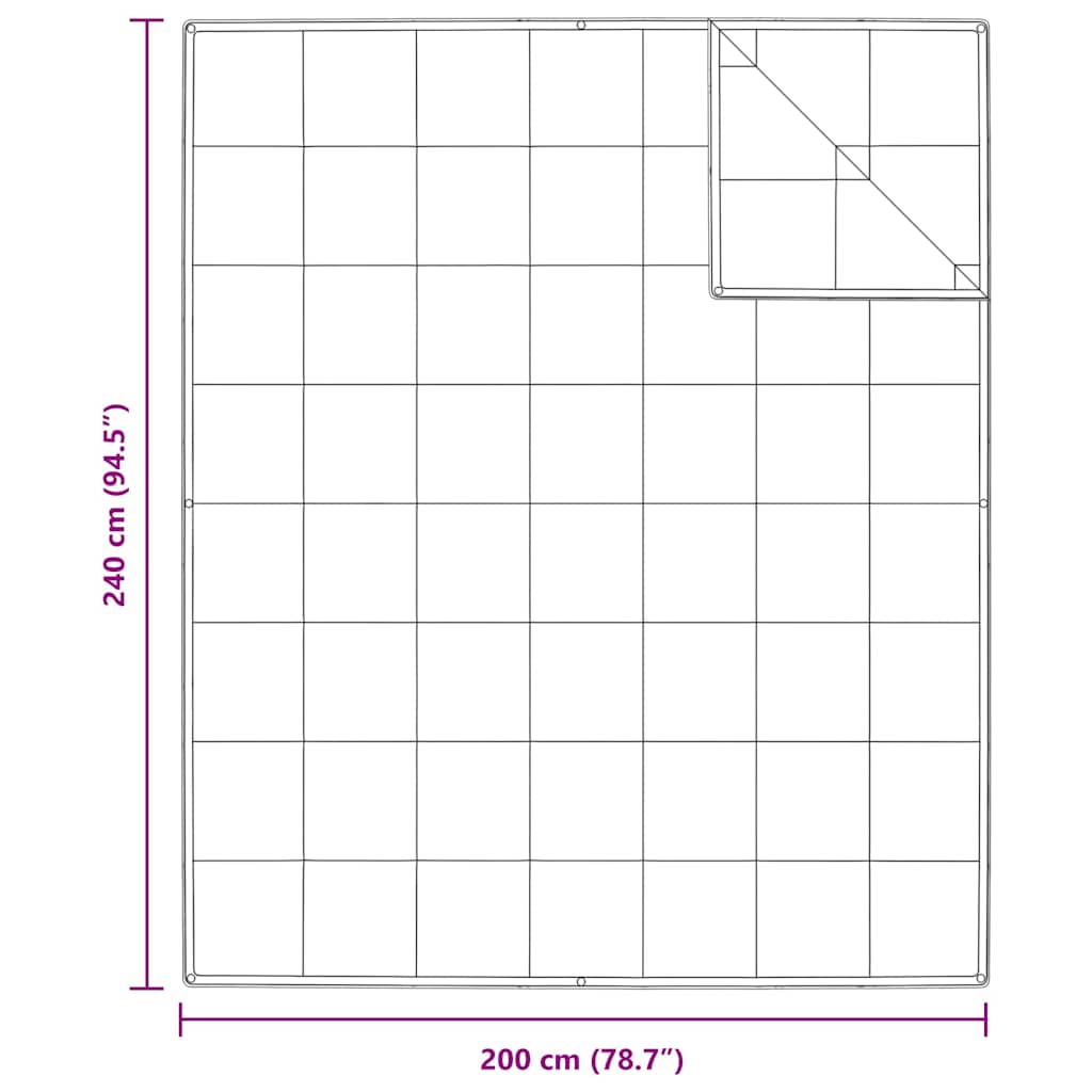 vidaXL Κουβέρτα 2 σε 1 Λευκό 240 x 200 cm Φτερό - Image 10