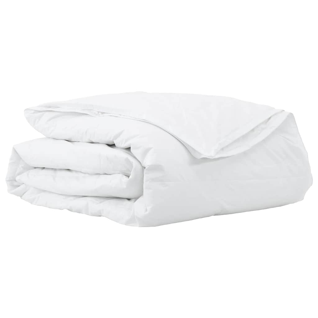 vidaXL Κουβέρτα 2 σε 1 Λευκό 240 x 220 cm Φτερό - Image 2