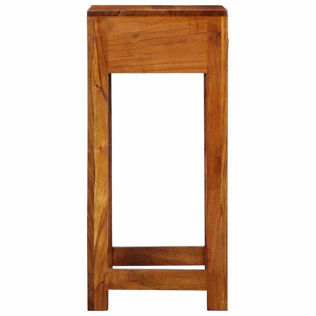 vidaXL Φλοράλ Τραπέζι Τέλους Καφέ 35 x 35 x 75 εκ. - Image 6